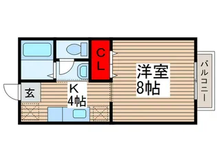 グランディール・シーコB棟【1階】の間取り