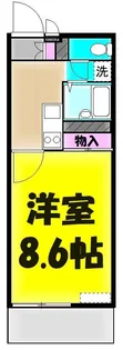 サンハイムかわなか【3階】の間取り