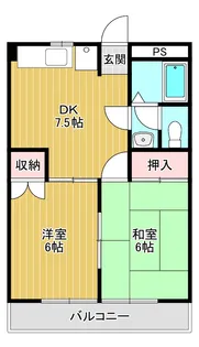グランドール秋川C【2階】の間取り