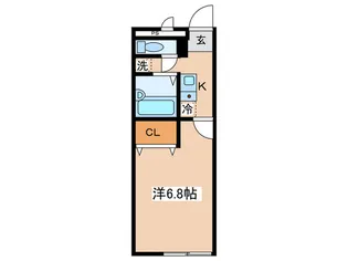 アム-ル富士汐入【2階】の間取り
