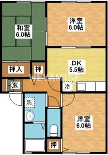 セジュールヨシムラ【1階】の間取り
