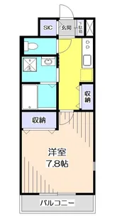 ラフレシール新所沢【4階】の間取り