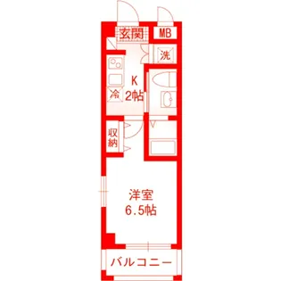 ウエスト・ストーリー【6階】の間取り