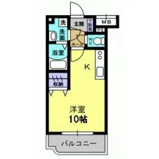 ユーミーヤヨイK【3階】の間取り
