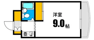 ボウリヴァージュ白島【2階】の間取り