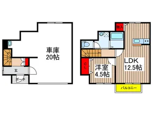 ウインドレスブルーの間取り