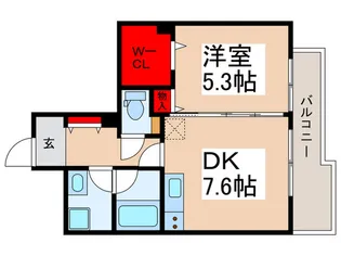 Belle・Demeure【6階】の間取り