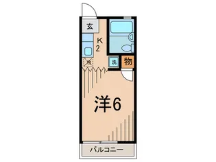 コスモハイツ【2階】の間取り