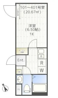 ザ・パークハウス東京【3階】の間取り