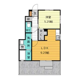 エスポワール【1階】の間取り