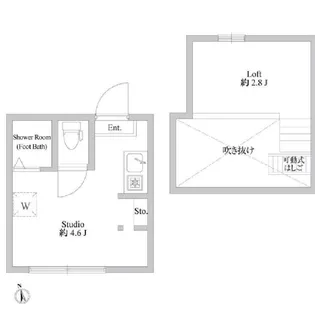 アーバンプレイス中野EAST【2階】の間取り