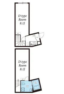 イートス東十条【1階】の間取り