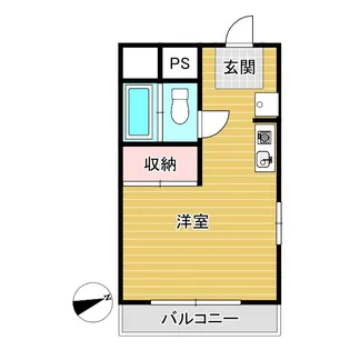 アンリバー酒折【1階】の間取り