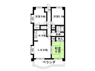 グローブ9【4階】の間取り