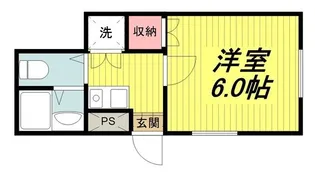 サリュ立川【1階】の間取り