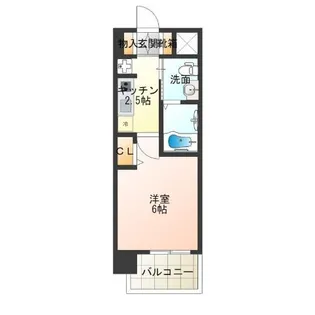 ラクラス阿倍野元町【4階】の間取り