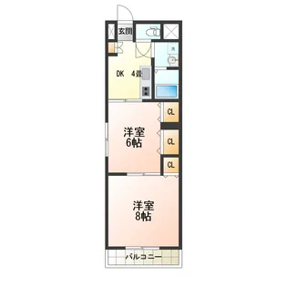 プロシードミュー【1階】の間取り