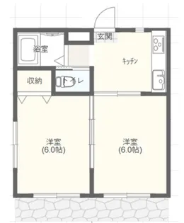 レジデンス伊興【1階】の間取り