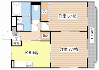 ユーミープラザ【3階】の間取り