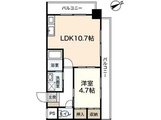 RESIDENCE西宮三篠町公園【9階】の間取り