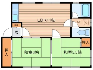 エム・エム・ハウス【2階】の間取り