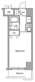 アバクス立川【9階】の間取り