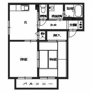 ファミールプラザ ヴェルデ【2階】の間取り