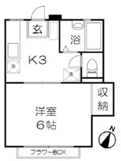 テンダーハイム【2階】の間取り