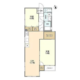 ロイヤルパレス南雪ヶ谷【1階】の間取り