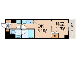 パークアクシス新宿西落合【6階】の間取り