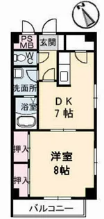 クレシェンド16【4階】の間取り