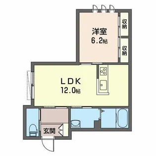 アベリア【1階】の間取り
