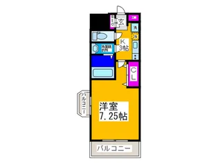 Luxeなかもず【7階】の間取り