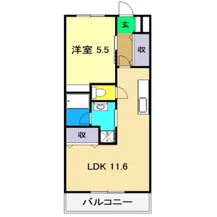 アクセスコート【3階】の間取り