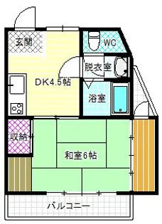 メゾン天美【3階】の間取り