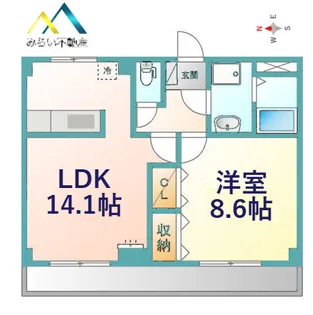 サンヒルズ【2階】の間取り
