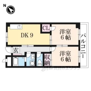 ノースヒルズ【2階】の間取り