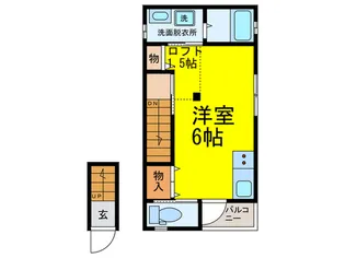 ミッドシップの間取り