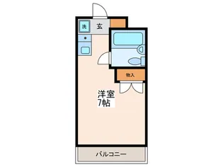スカイコート青戸【3階】の間取り