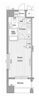 ガーラ・プレシャス横濱関内【5階】の間取り