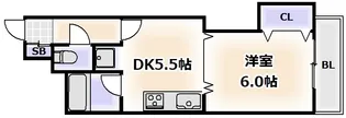 リゾート天王寺【8階】の間取り