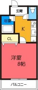 大阪府高槻市奈佐原元町【マンション】の間取り