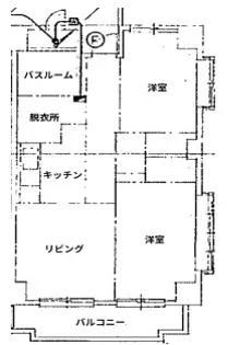 リバーパーク四つ木【5階】の間取り