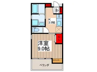 杜のアパートセカンド【1階】の間取り