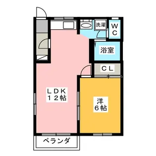 ヴィーブル1000【2階】の間取り
