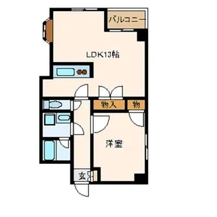 ヒルズ藤【2階】の間取り