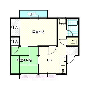 グリーンハイツ【2階】の間取り
