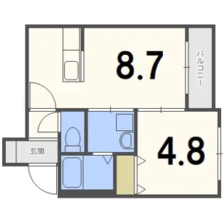 オルフィーク【4階】の間取り