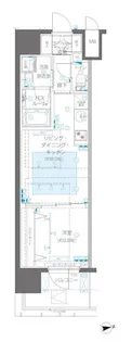 ZOOM新宿御苑前【6階】の間取り