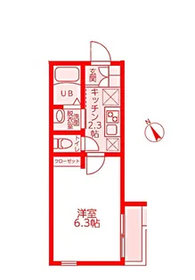 First villa?袋?【1階】の間取り